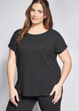 Μπλούζα κοντομάνικη ζέρσεϊ γκοφρέ