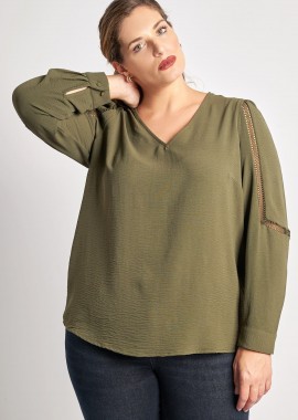 Μπλούζα με V VERO MODA