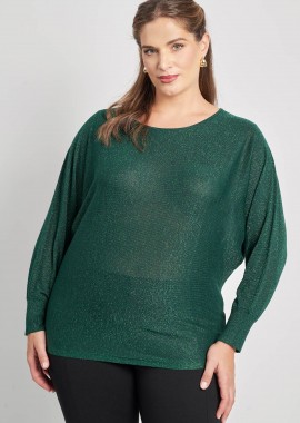 Μπλούζα πλεκτή με lurex