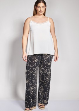 Παντελόνα Floral Print ελαστική