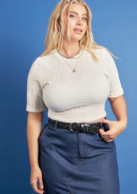 PRBT Cropped τοπ γκοφρέ