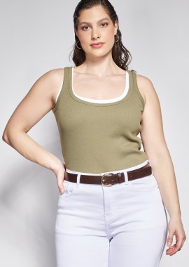 PRBT Βαμβακερό Φανελάκι ριπ