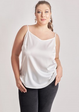 Σατέν τοπ με τιράντες