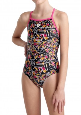 Μαγιό Ολόσωμο Arena Swimsuit Lightdrop Back All 005086-950 Unisex Παιδικό