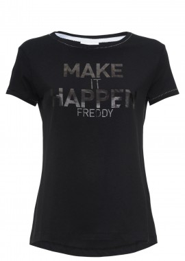 Μπλούζα Κοντομάνικη Freddy Με Τύπωμα S7WCT3-N0 Γυναικείο