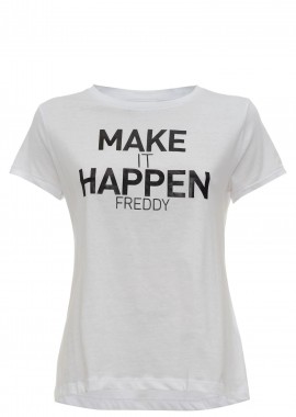 Μπλούζα Κοντομάνικη Freddy Με Τύπωμα S7WCT3-W0 Γυναικείο
