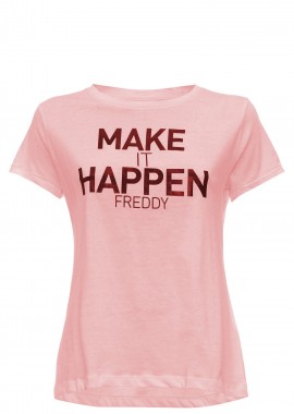Μπλούζα Κοντομάνικη Freddy Με Τύπωμα S7WCT3-P680 Γυναικείο