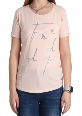 Μπλούζα Κοντομάνικη Freddy Με Τύπωμα TABLE07-P67X Γυναικείο