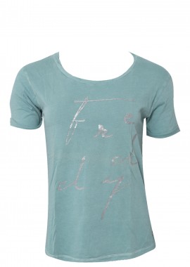 Μπλούζα Κοντομάνικη Freddy Με Τύπωμα TABLE07-V70X Γυναικείο