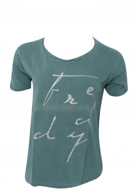 Μπλούζα Κοντομάνικη Freddy Με Τύπωμα TABLE07-V48X Γυναικείο