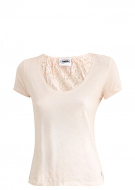 Μπλούζα Κοντομάνικη Freddy Mε Δαντελένια Πλάτη S8-AC-WT243L03N01-P71CD0 Γυναικείο