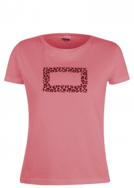 Μπλούζα Κοντομάνικη Freddy Με Animal Print Τύπωμα S0WSLT6-F94 Γυναικείο