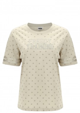 Μπλούζα Κοντομάνικη Freddy Training Με Πουά Μοτίβο F0WTRT3C-W69I Γυναικείο