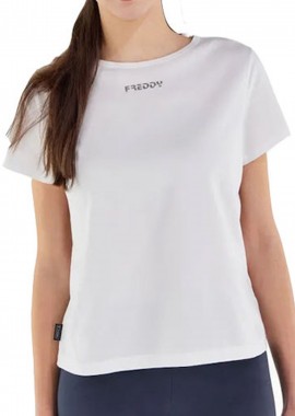 Μπλούζα Κοντομάνικη Freddy Cropped S2WBCT3-W Γυναικείο