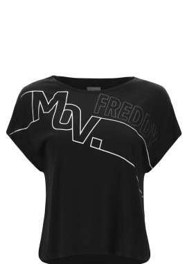 Μπλούζα Κοντομάνικη Freddy Με Στάμπα S2WFTT3-NW Γυναικείο