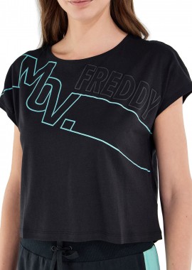 Μπλούζα Κοντομάνικη Freddy Με Στάμπα S2WFTT3-ND52 Γυναικείο