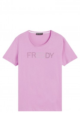 Μπλούζα Κοντομάνικη Freddy Logo S4WCXT1-L30 Γυναικείο