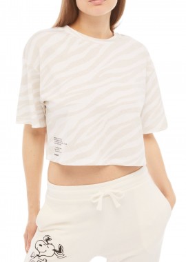 Μπλούζα Κοντομάνικη Freddy Σε Άνετη Γραμμή S4WMCT2C-ANI85W Γυναικείο