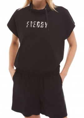 Μπλούζα Κοντομάνικη Freddy Φούτερ S4WMVS6-NANI84 Γυναικείο