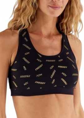 Μπουστάκι Freddy Active Fitness Heavy Jersey Strech Top F1WFTB1C-NO1N Γυναικείο