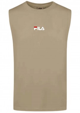 Μπλούζα Αμάνικη Fila Small Logo APCDMS25001-WHTPEP Ανδρικό
