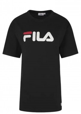Μπλούζα Κοντομάνικη Fila Με Μεγάλο Τύπωμα APUNWS26034-BLACK Γυναικείο