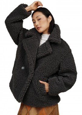 Παλτό Ugg Gertrude Short Teddy Coat 1144454-INK Γυναικείο
