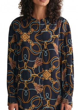 Μπλούζα Μακρυμάνικη Gant Rel Rope Print 4300235-433 Γυναικείο