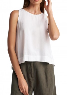 Top Attrattivo Με Άνοιγμα Στην Πλάτη 91259487-WHITE Γυναικείο