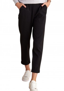 Παντελόνι Υφασμάτινο Attrattivo Formal 9910559-BLACK Γυναικείο