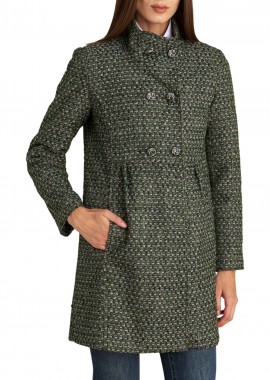 Παλτό Attrattivo Με Τουίντ Εφέ 9921785-KHAKI Γυναικείο