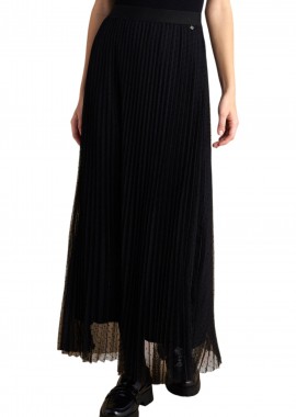 Φούστα Attrattivo Μάξι Πλισσέ 9922391-BLACK Γυναικείο