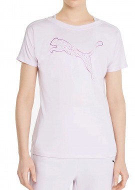 Μπλούζα Κοντομάνικη Puma Train Favorite Jersey Cat 520260-17 Γυναικείο