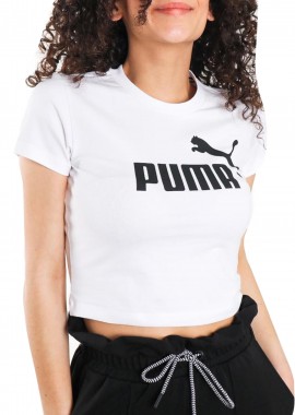 Μπλούζα Κοντομάνικη Puma Ess Slim Logo 586865-02 Γυναικείο