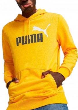 Μπλούζα Μακρυμάνικη Puma Ess+ 2 Col Big Logo Hoodie FL 586764-55 Ανδρικό