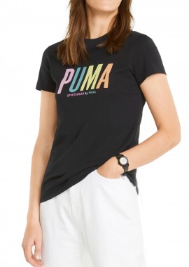 Μπλούζα Κοντομάνικη Puma SWxP Graphic Tee 533559-01 Γυναικείο