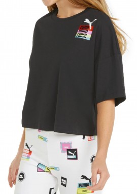 Μπλούζα Κοντομάνικη Puma Brand Love Oversized 534350-01 Γυναικείο