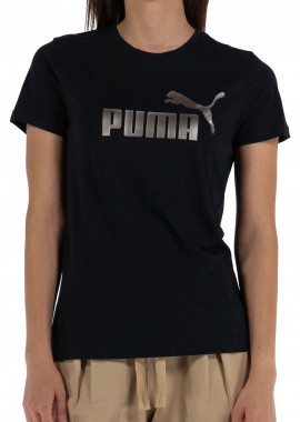 Μπλούζα Κοντομάνικη Puma ESS+ Metallic Logo 848303-41 Γυναικείο