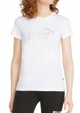 Μπλούζα Κοντομάνικη Puma ESS+ Metallic Logo 848303-02 Γυναικείο