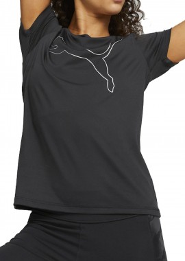 Μπλούζα Κοντομάνικη Puma Train Favorite Jersey Cat 522420-01 Γυναικείο