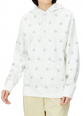 Μπλούζα Μακρυμάνικη Puma Brand Love AOP Hoodie FL 535706-02 Γυναικείο