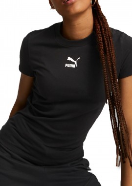 Μπλούζα Κοντομάνικη Puma Classics Slim 535610-01 Γυναικείο