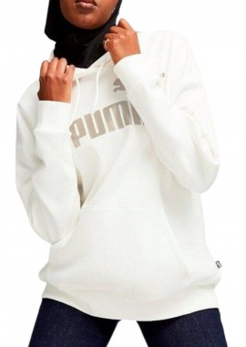 Μπλούζα Μακρυμάνικη Puma Metallic Logo Hoodie FL 849958-62 Γυναικείο
