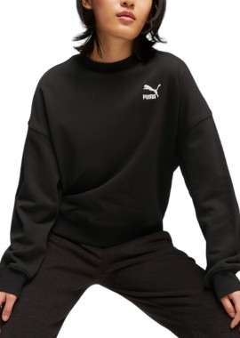 Μπλούζα Μακρυμάνικη Puma Classics Oversized Crew TR 621408-01 Γυναικείο