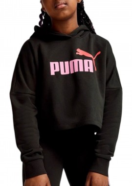 Μπλούζα Μακρυμάνικη Puma Ess Logo Cropped Hoodie 671134-01 Κορίτσι