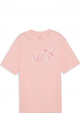 Μπλούζα Κοντομάνικη Puma ESS+ Marbleized Cropped Relaxed 677589-63 Γυναικείο