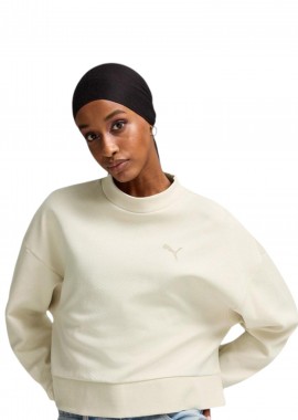 Μπλούζα Μακρυμάνικη Puma Φούτερ Classics Oversized Crew DK 626637-87 Γυναικείο