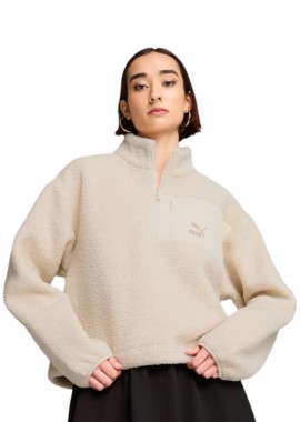 Μπλούζα Μακρυμάνικη Puma Classics Winterized Half-Zip 626796-87 Γυναικείο