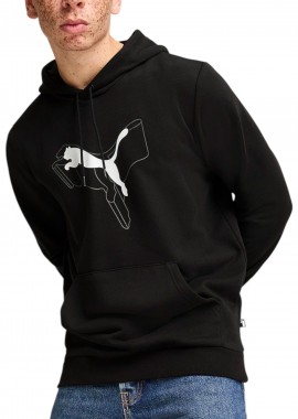 Μπλούζα Μακρυμάνικη Puma Ess+ Logo Lab Cat Hoodie 683799-01 Ανδρικό