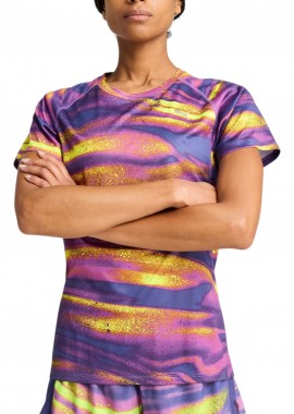 Μπλούζα Κοντομάνικη Puma W Run Velocity Aop Tee 526577-89 Γυναικείο